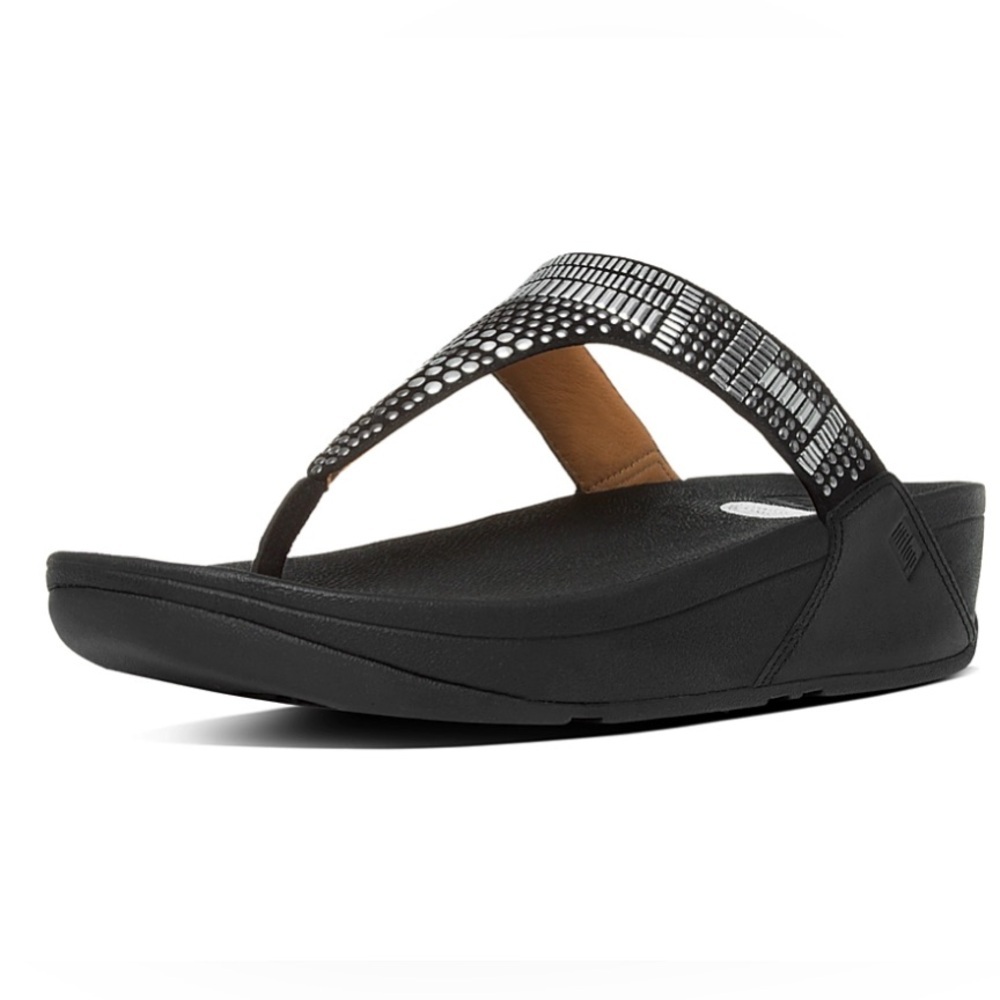 FITFLOP AZTEK CHADA Suede Toe-Post Sandals Size 9 - Picture 2 of 5